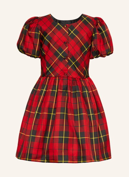 POLO RALPH LAUREN Kleid – ROT / GELB / SCHWARZ