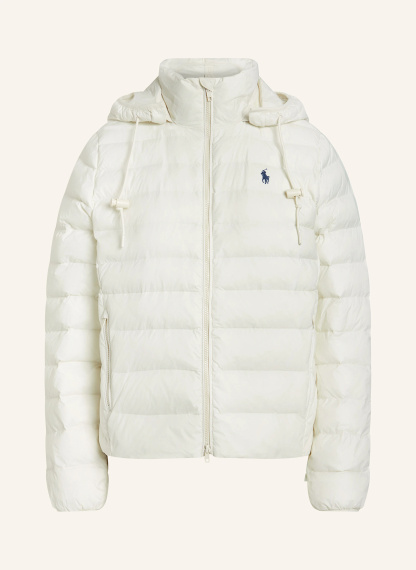 POLO RALPH LAUREN Steppjacke mit abnehmbarer Kapuze – CREME