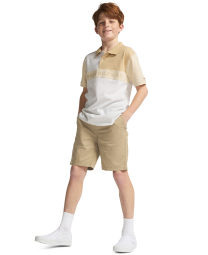 Tommy Hilfiger Boys' 8-20 Core Essentials Pull-On Shorts - Tan