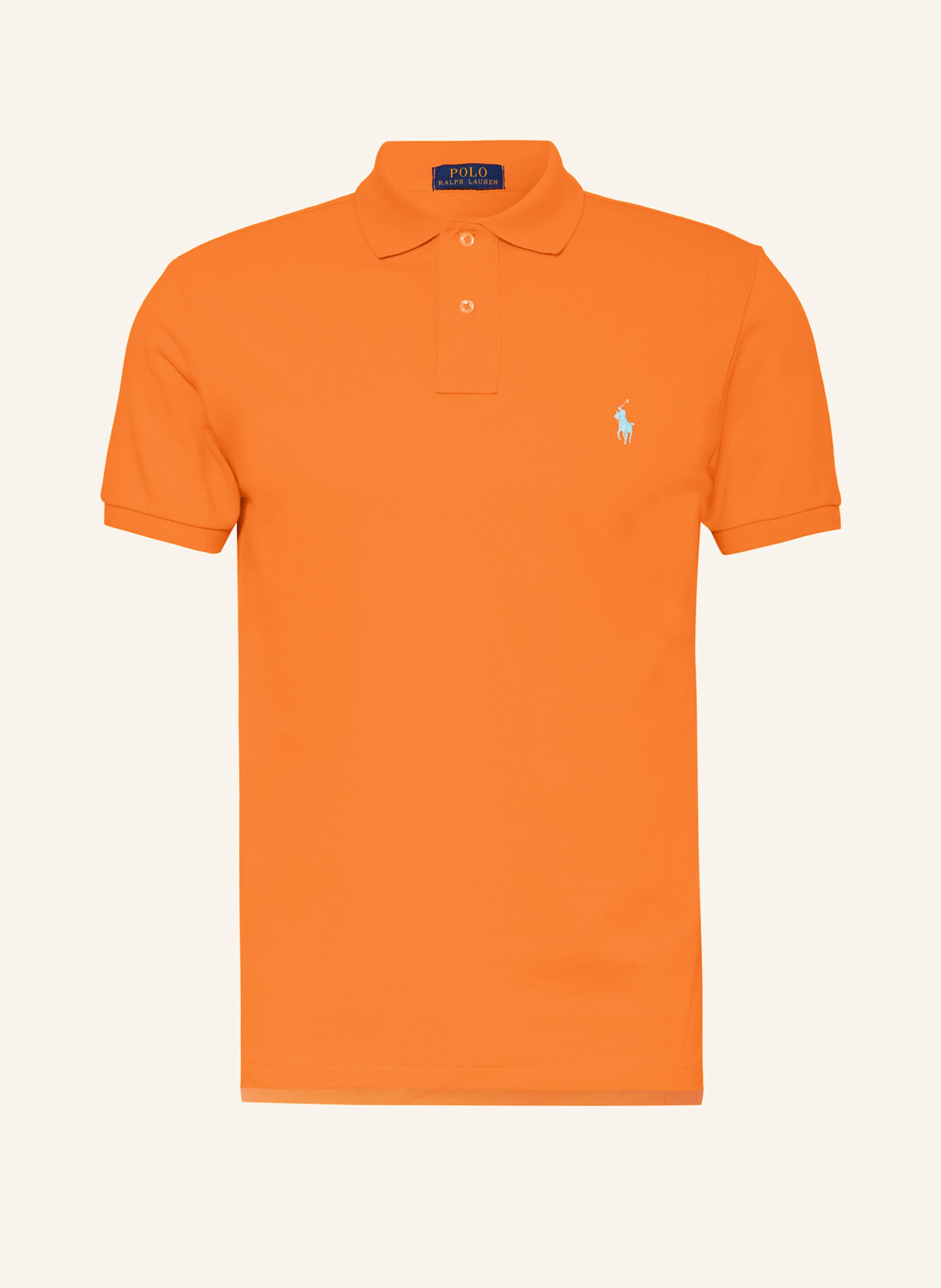 POLO RALPH LAUREN Piqué-Poloshirt Custom Slim Fit – ORANGE (1)