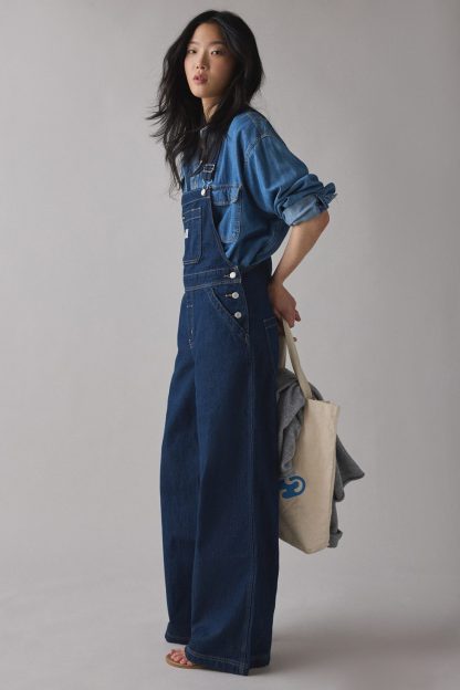 Levi's® XL Denim Overalls - Rinsed Denim