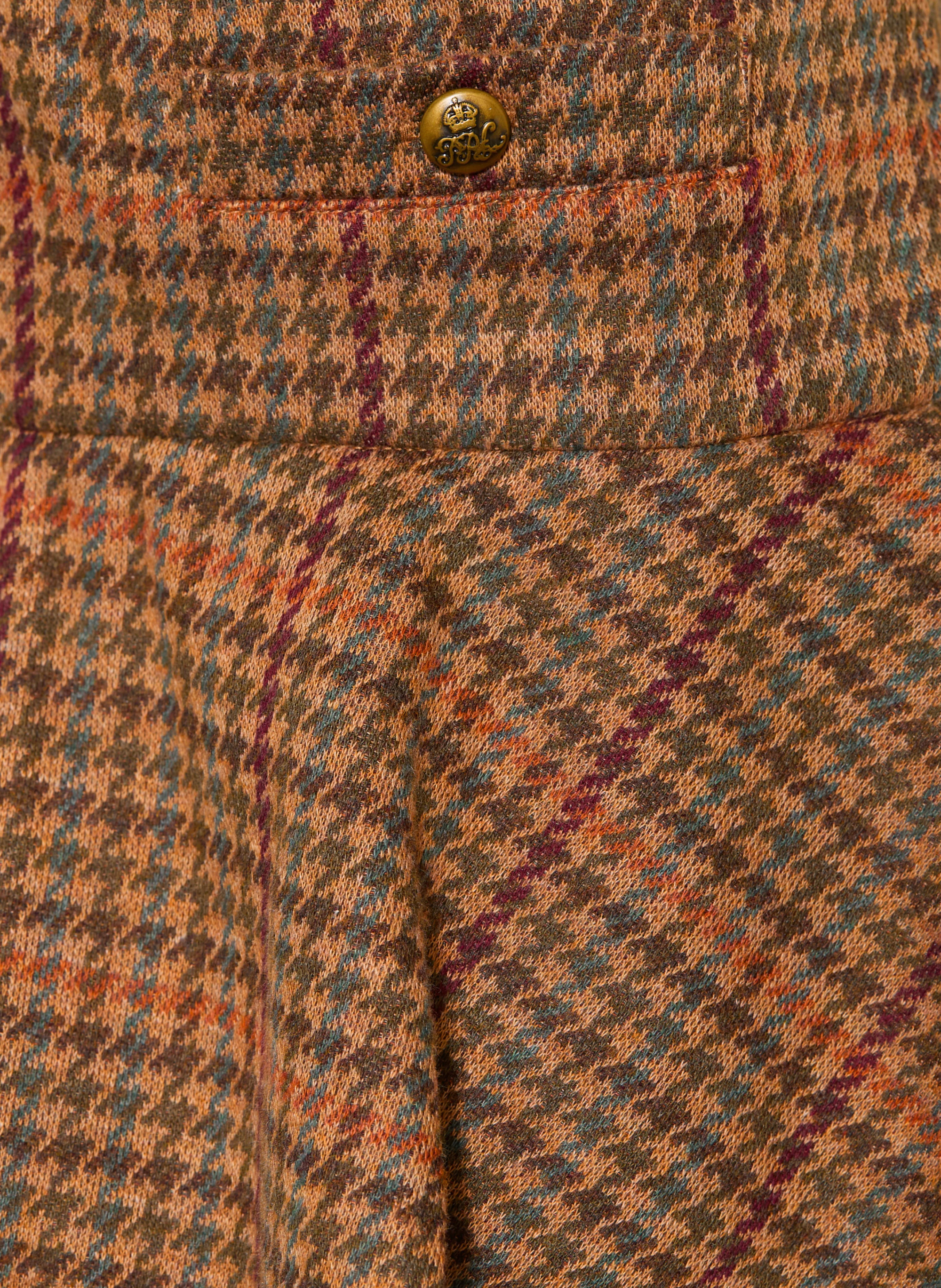 POLO RALPH LAUREN Skort – CAMEL / DUNKELROT / DUNKELGRÜN