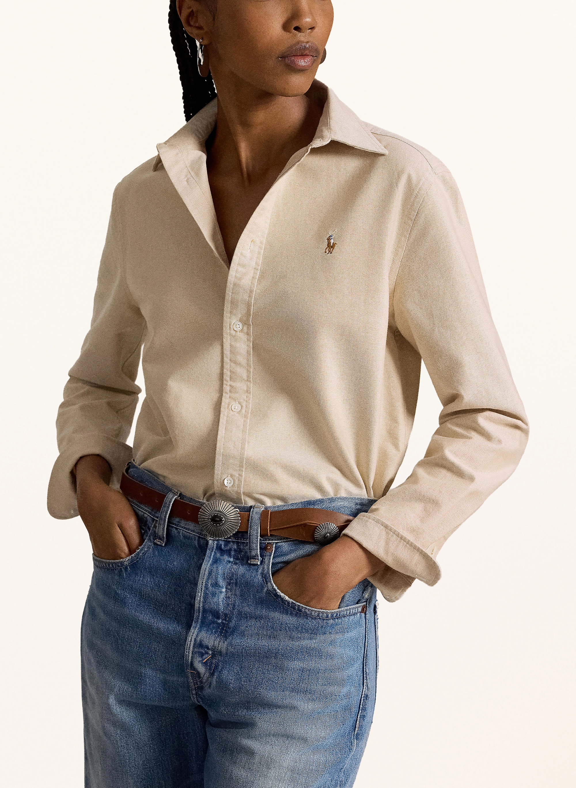 POLO RALPH LAUREN Hemdbluse – BEIGE
