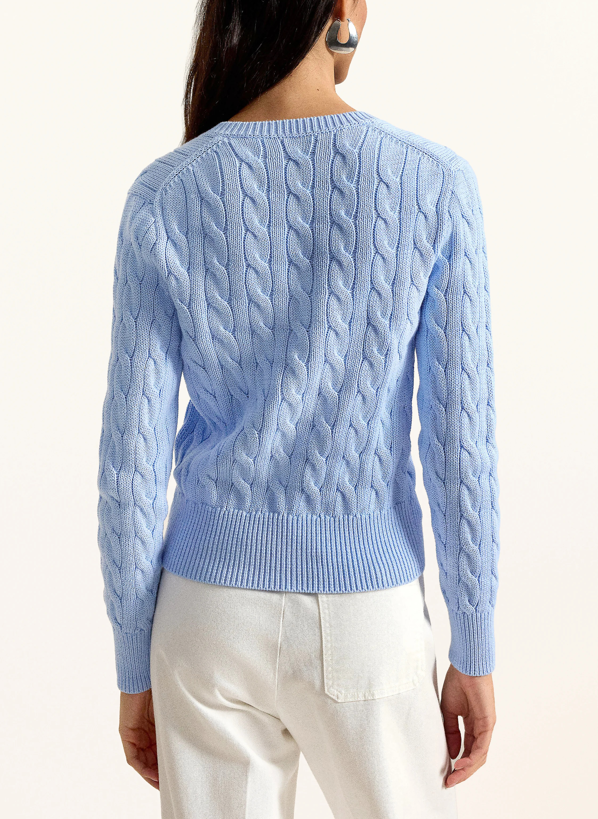 POLO RALPH LAUREN Strickjacke – HELLBLAU