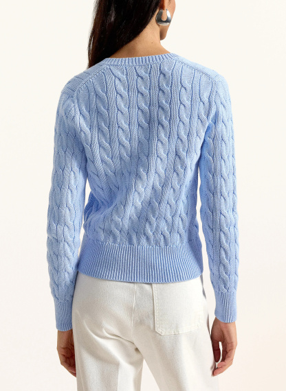 POLO RALPH LAUREN Strickjacke – HELLBLAU