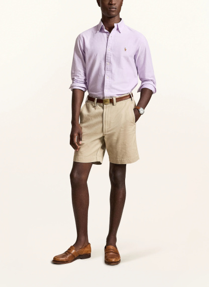 POLO RALPH LAUREN Oxfordhemd Custom Fit – HELLLILA / CAMEL