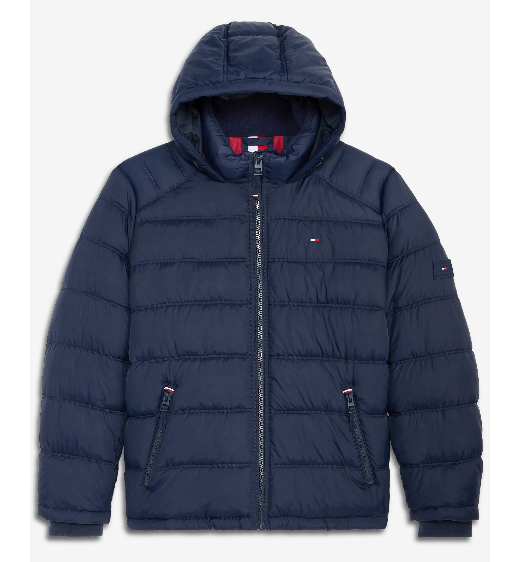 Tommy Hilfiger Men's Hooded Puffer Jacket - Midnight Navy