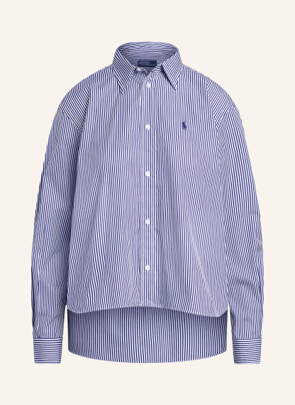 POLO RALPH LAUREN Hemdbluse – WEISS / DUNKELBLAU