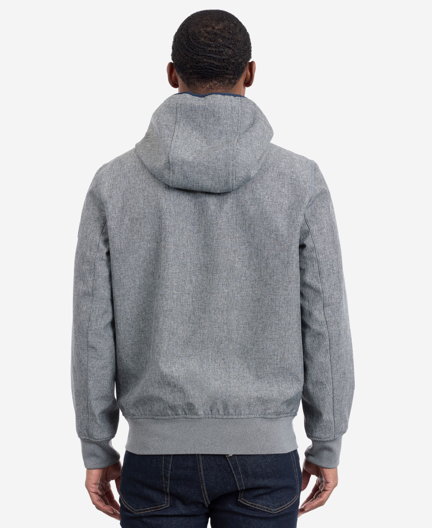Tommy Hilfiger Men's Hooded Softshell Jacket - Heather Gray
