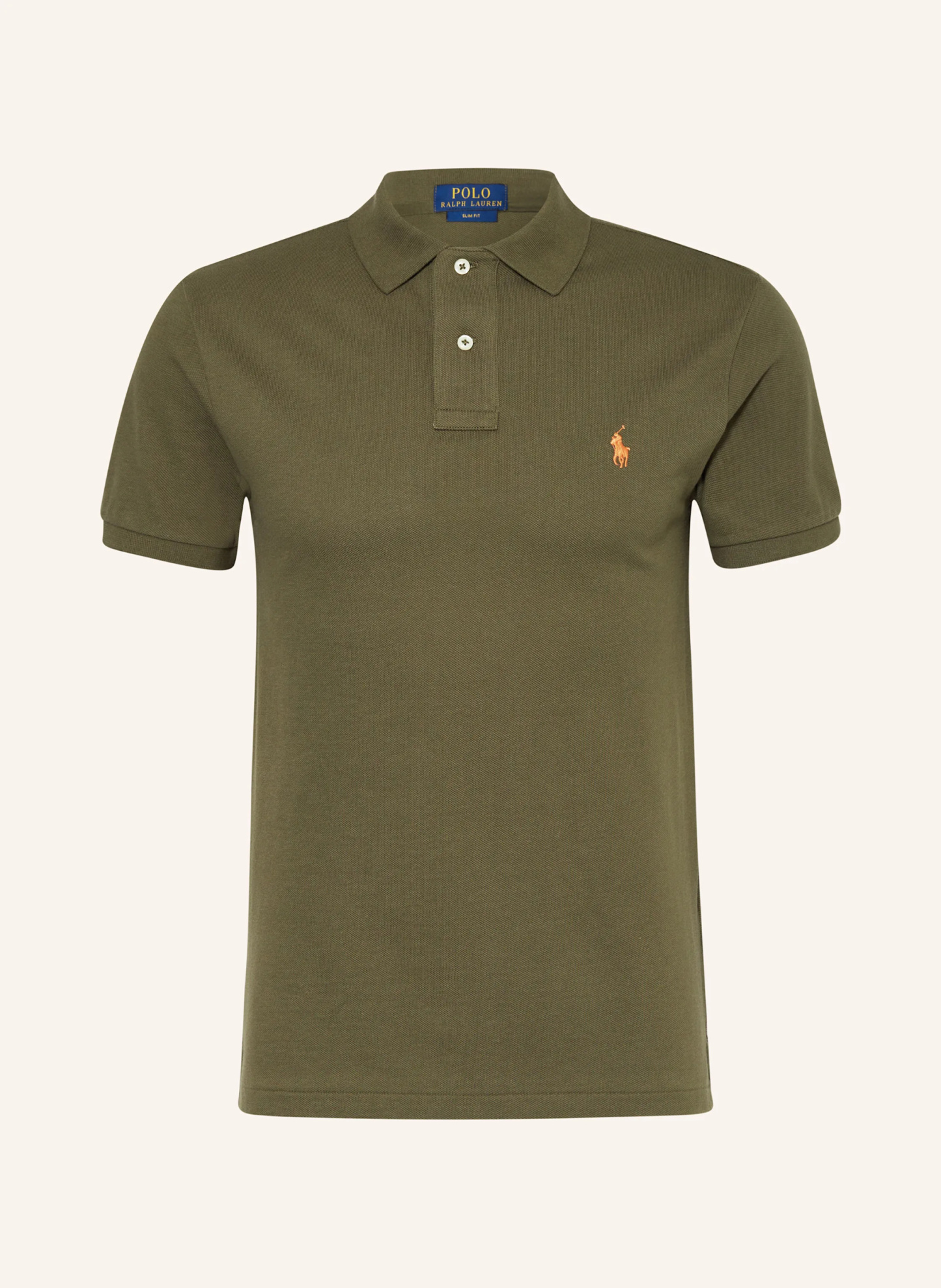 POLO RALPH LAUREN Piqué-Poloshirt Slim Fit – KHAKI