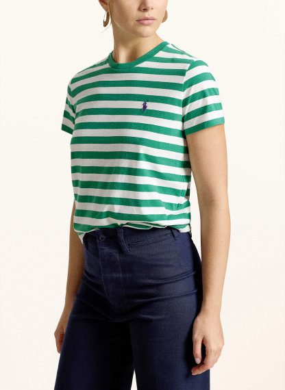 POLO RALPH LAUREN T-Shirt – GRÜN / WEISS