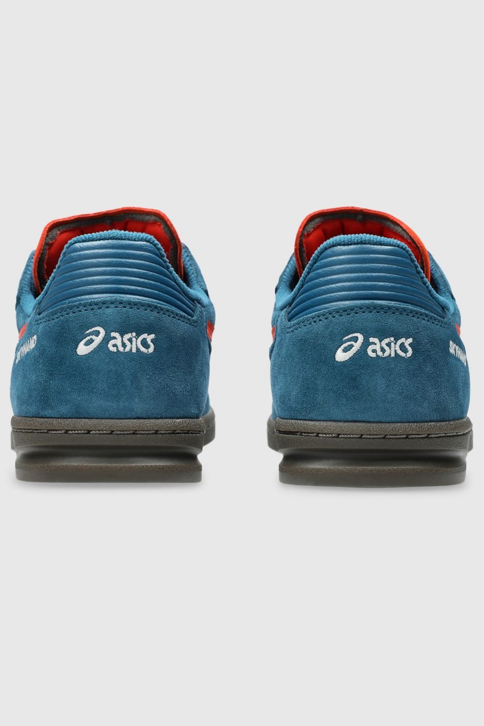 ASICS Skyhand OG Suede Sportstyle Sneakers - Restful Teal/Cherry Tomato