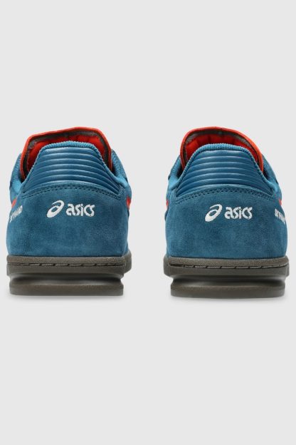 ASICS Skyhand OG Suede Sportstyle Sneakers - Restful Teal/Cherry Tomato