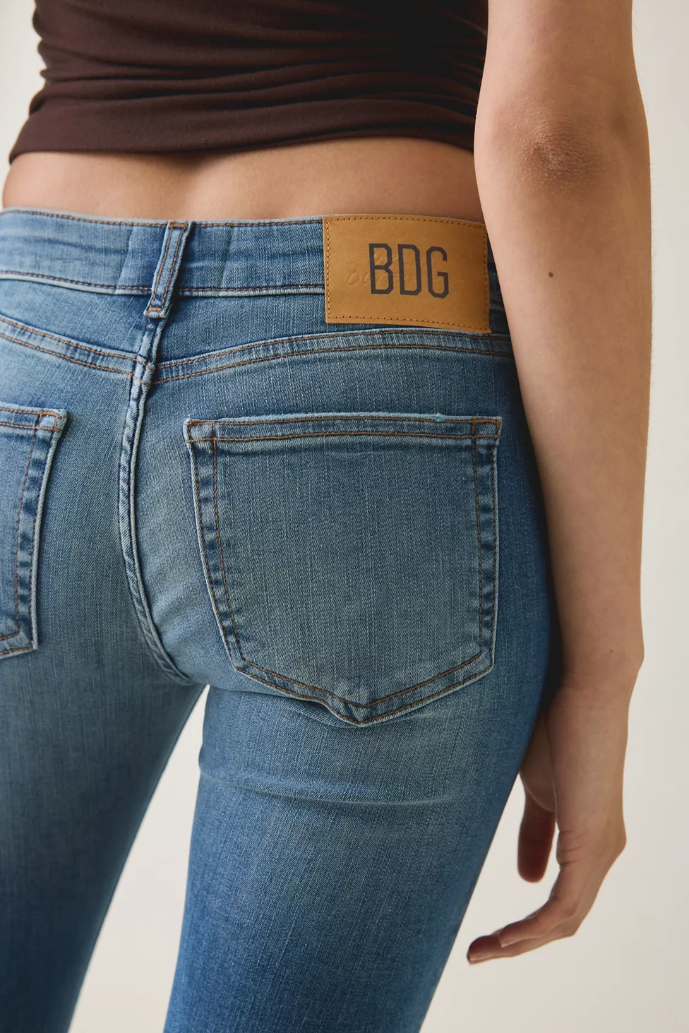 BDG Skylar Low-Rise Skinny Jeans - Vintage Denim Medium