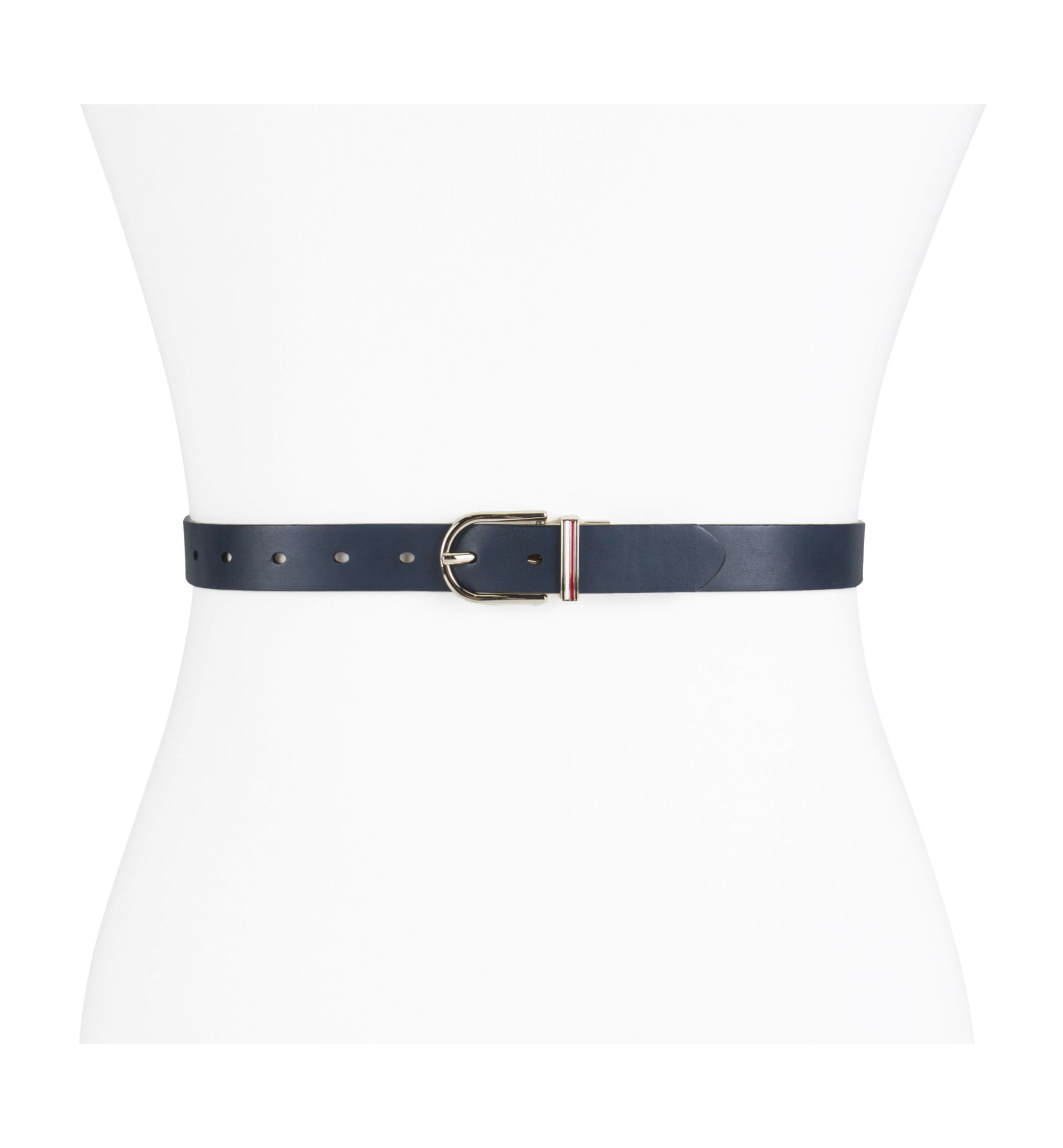 Tommy Hilfiger Women's Reversible Dress Casual Belt - Tan, Navy