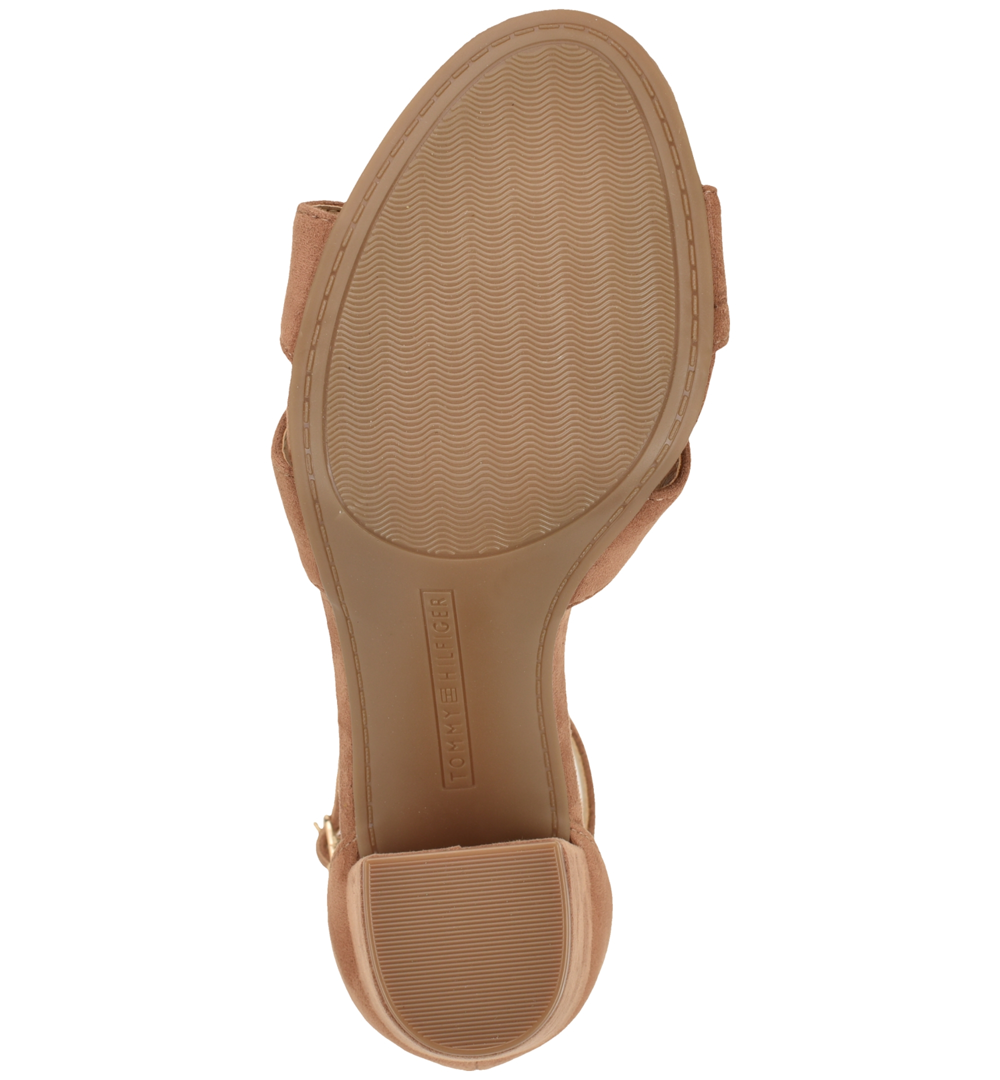Tommy Hilfiger Women's Zuline High Block Heel Dress Sandals - Cognac