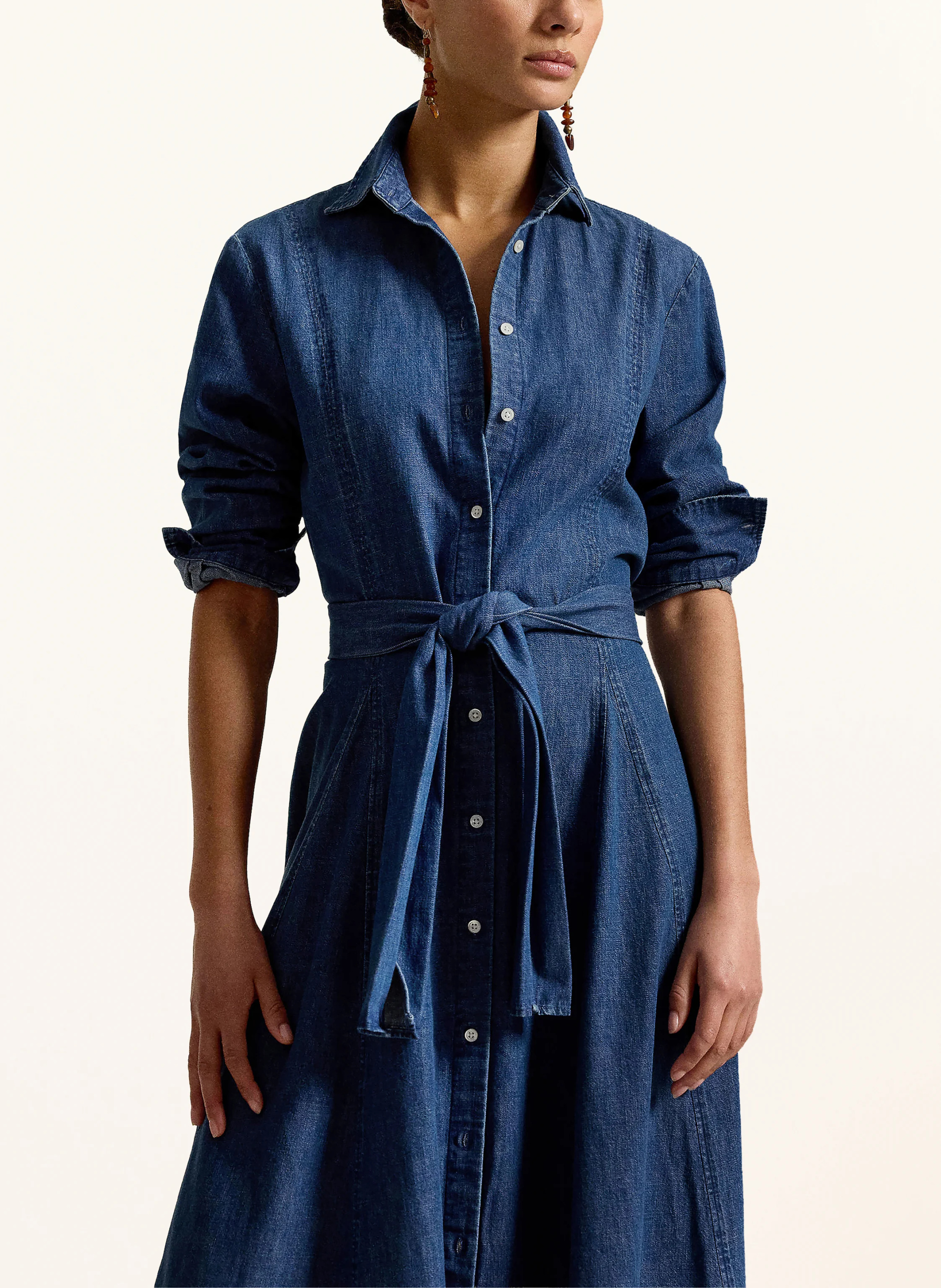 POLO RALPH LAUREN Jeanskleid – BLAU
