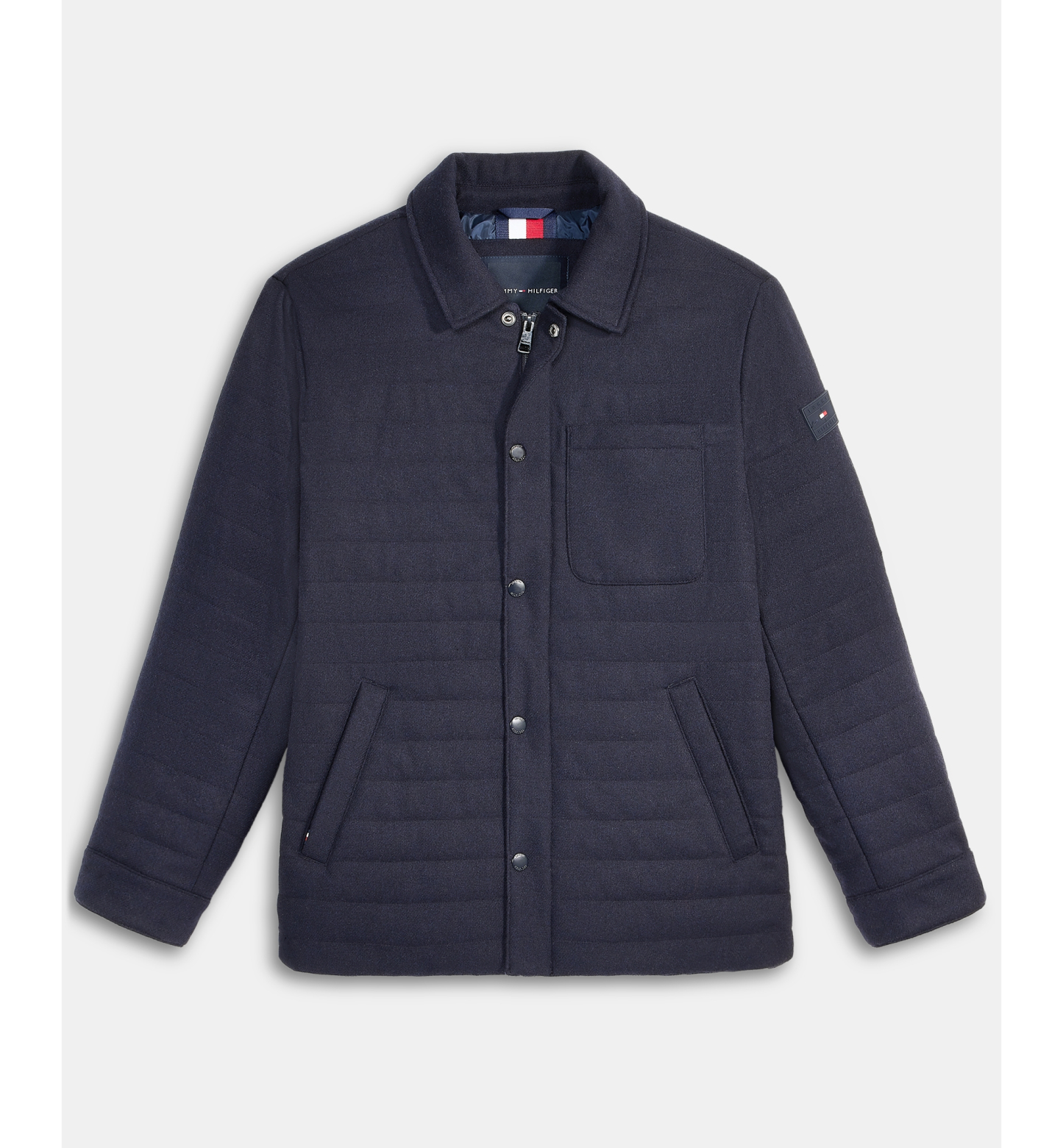 Tommy Hilfiger Men's Quilted Shirt Jacket - Navy