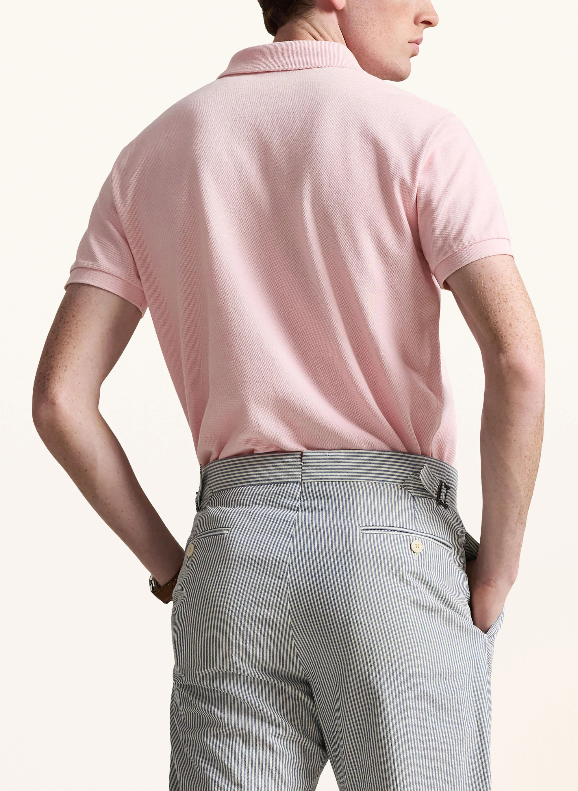 POLO RALPH LAUREN Piqué-Poloshirt Custom Slim Fit – ROSA (2)