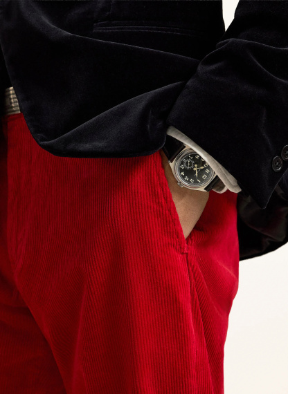 POLO RALPH LAUREN Cordchino Stretch Straight Fit – ROT