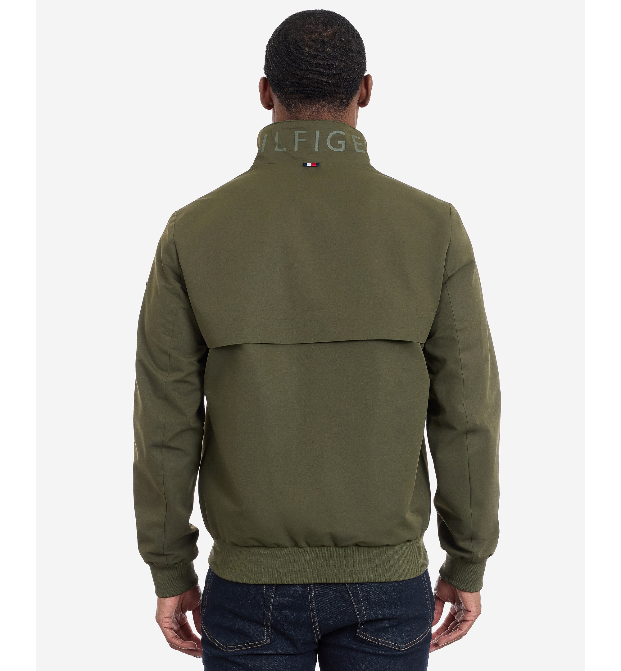 Tommy Hilfiger Men's Water Resistant Boating Regular-Fit Jacket - Olive
