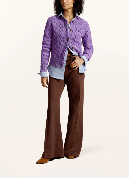 POLO RALPH LAUREN Strickjacke – LILA