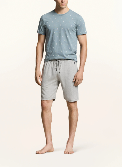 POLO RALPH LAUREN Lounge-Shirt – BLAUGRAU / WEISS