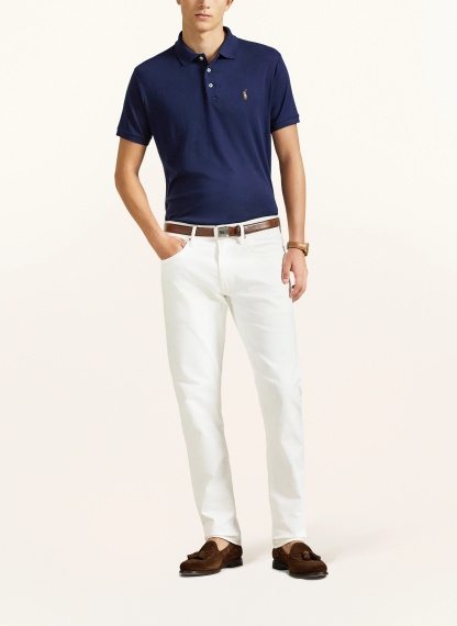 POLO RALPH LAUREN Jersey-Poloshirt Custom Slim Fit – DUNKELBLAU