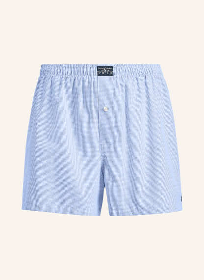 POLO RALPH LAUREN Web-Boxershorts – HELLBLAU / WEISS