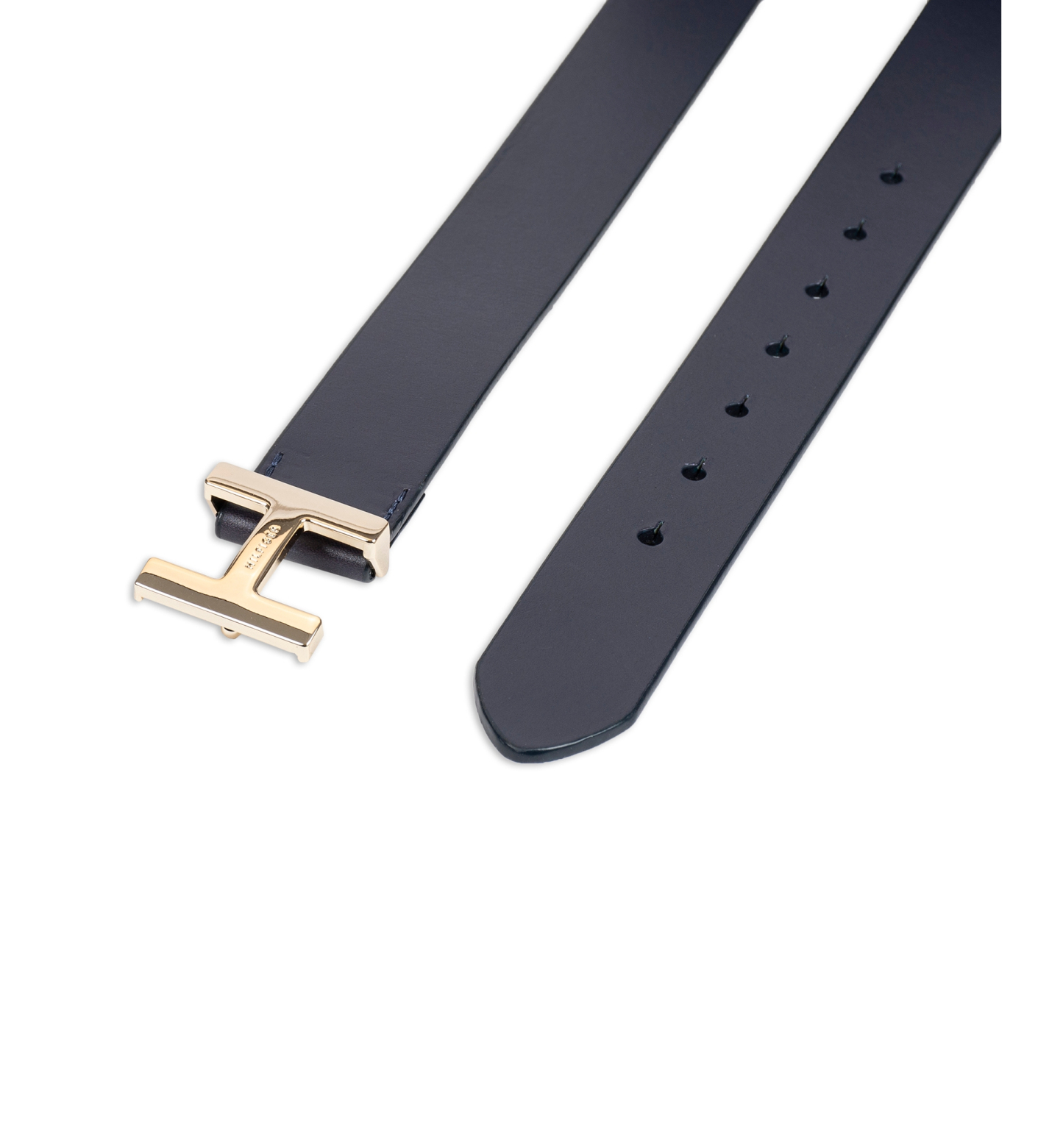Tommy Hilfiger Women's H Monogram Buckle Belt - Navy