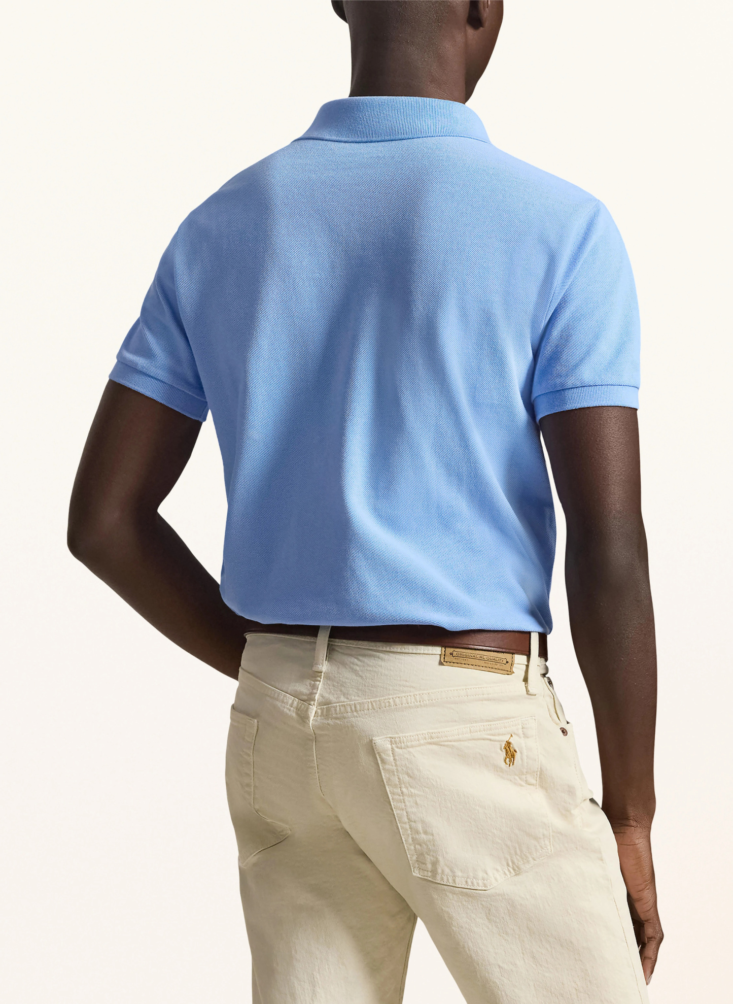 POLO RALPH LAUREN Piqué-Poloshirt Custom Slim Fit – HELLBLAU (2)