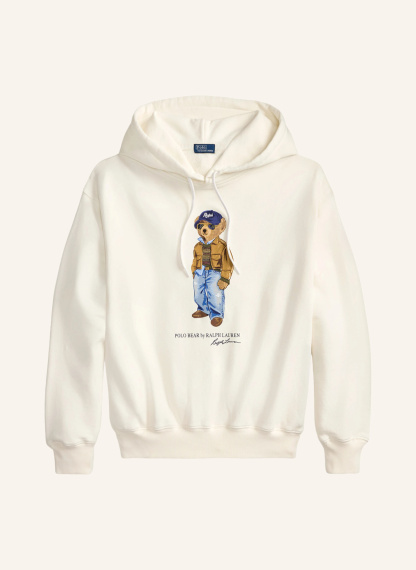 POLO RALPH LAUREN Hoodie – CREME / BEIGE / BLAU