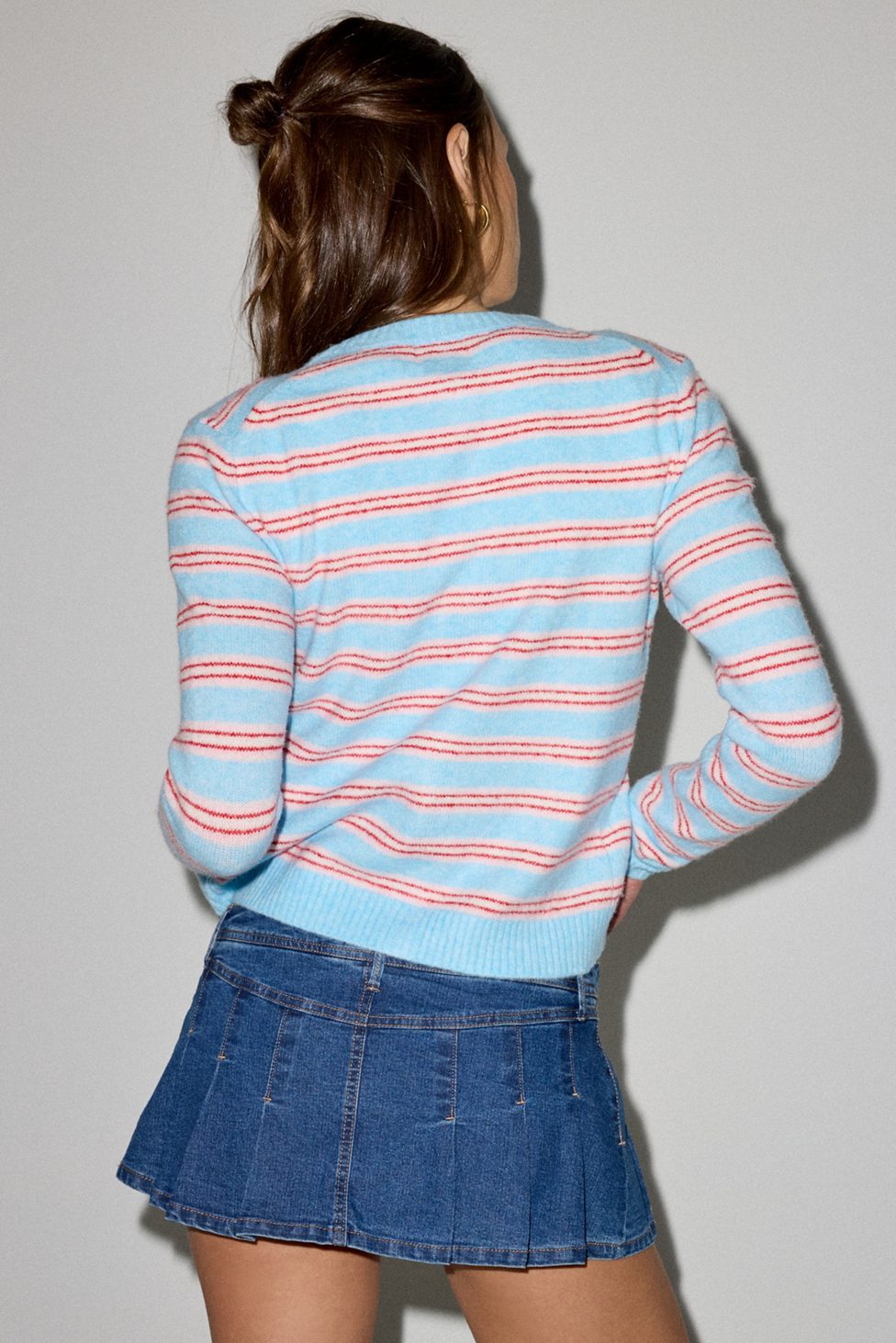 BDG So Soft Cardigan - Sweet Stripe