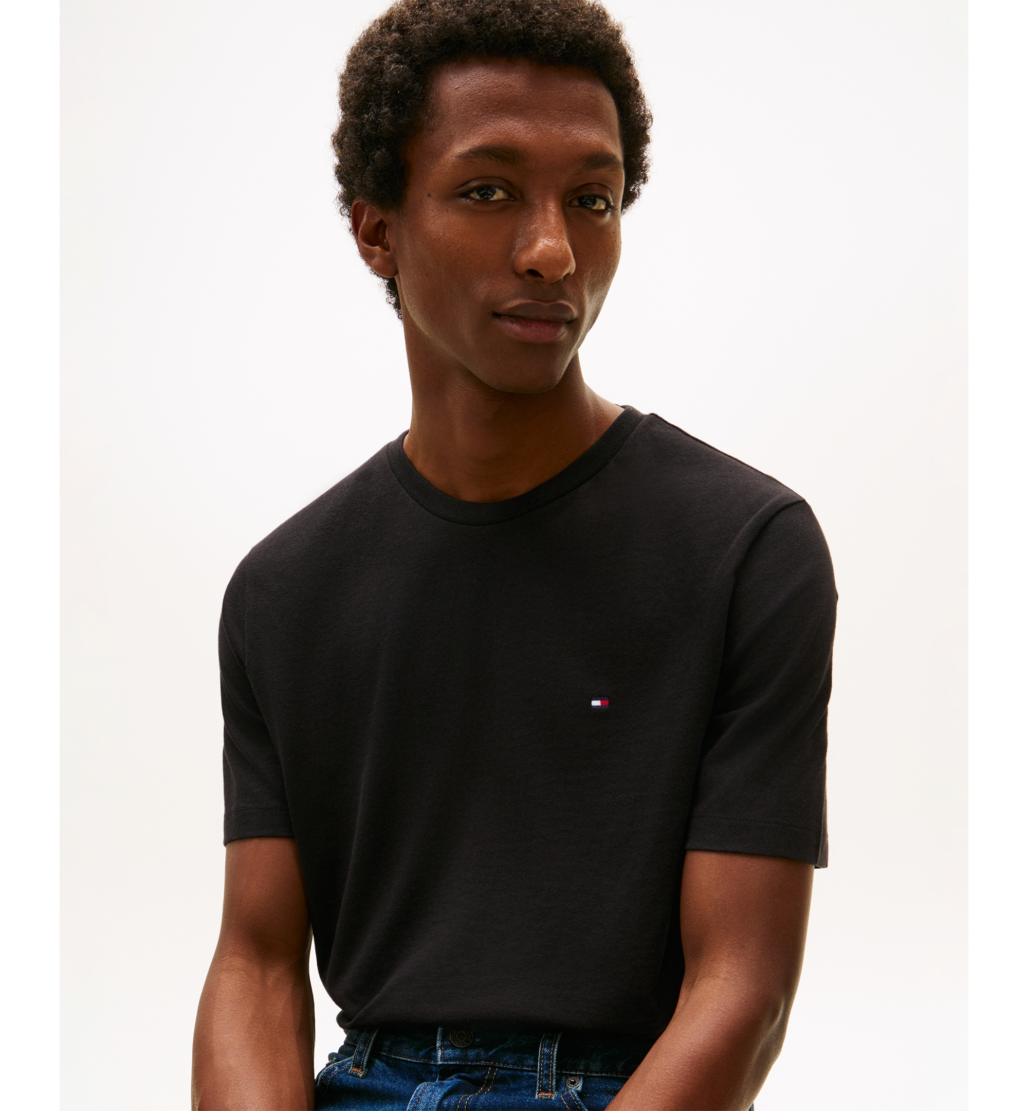 Tommy Hilfiger Men's Essential Regular-Fit T-Shirt - Black