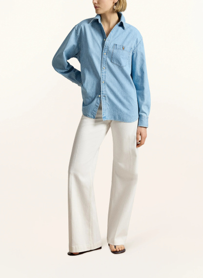 POLO RALPH LAUREN Jeansbluse – HELLBLAU