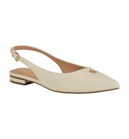 Tommy Hilfiger Women's Velina Pointed Toe Slingback Flats - Ivory