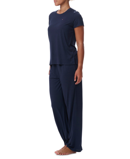 Tommy Hilfiger Women's Short-Sleeve Crewneck Sleep Tee - Sky Captain