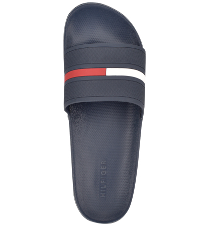 Tommy Hilfiger Men's Redder Flag Logo Pool Slide Sandals - Dark Blue