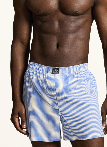POLO RALPH LAUREN 3er-Pack Web-Boxershorts – BLAU / WEISS