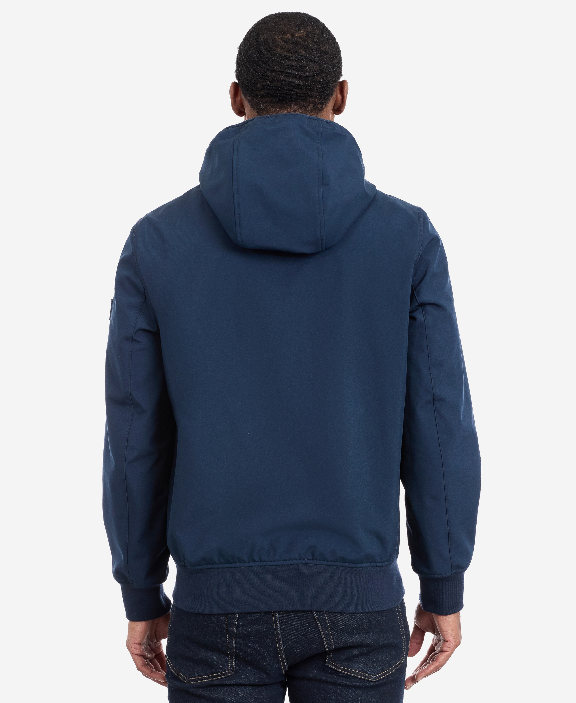 Tommy Hilfiger Men's Hooded Softshell Jacket - Midnight Blue
