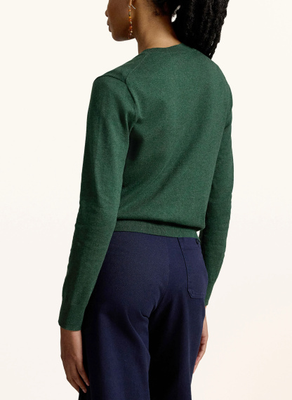 POLO RALPH LAUREN Strickjacke – DUNKELGRÜN