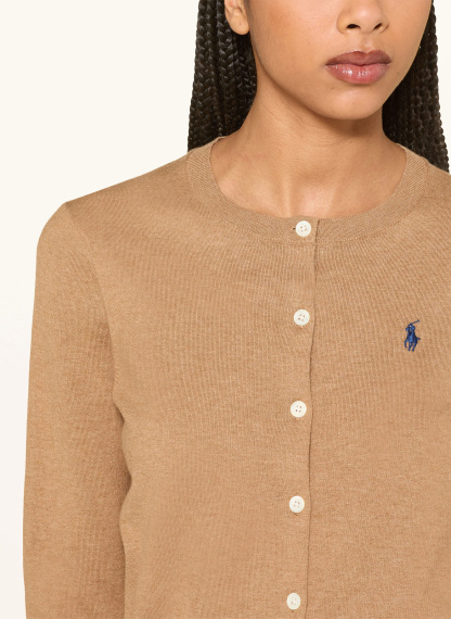 POLO RALPH LAUREN Strickjacke – CAMEL