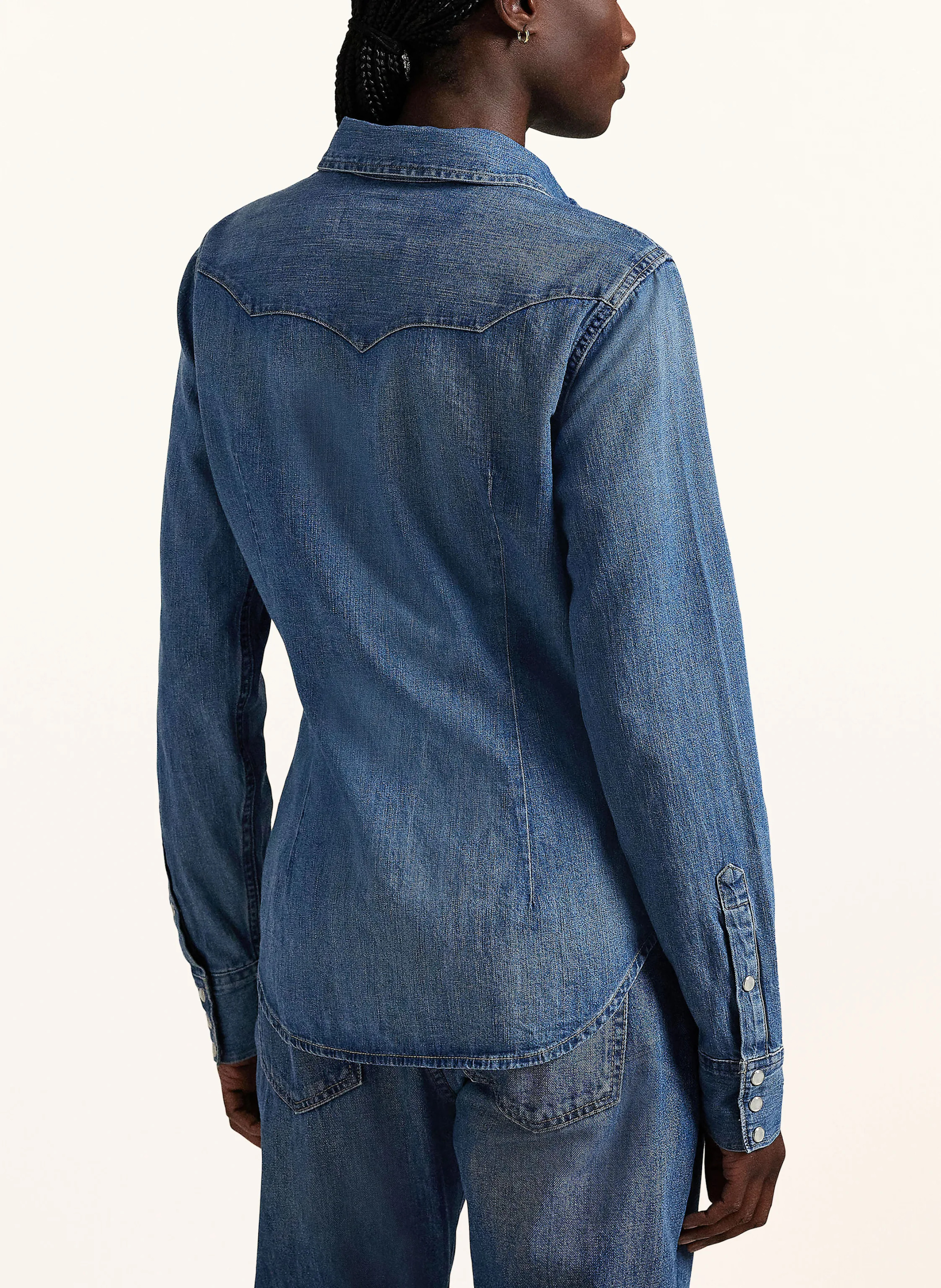 POLO RALPH LAUREN Jeansbluse – BLAU