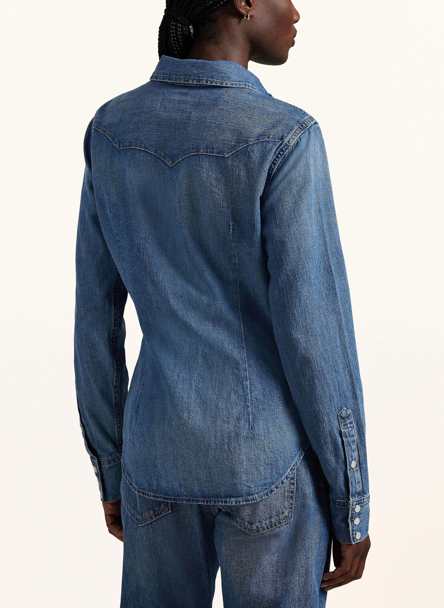 POLO RALPH LAUREN Jeansbluse – BLAU