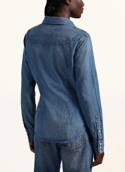 POLO RALPH LAUREN Jeansbluse – BLAU