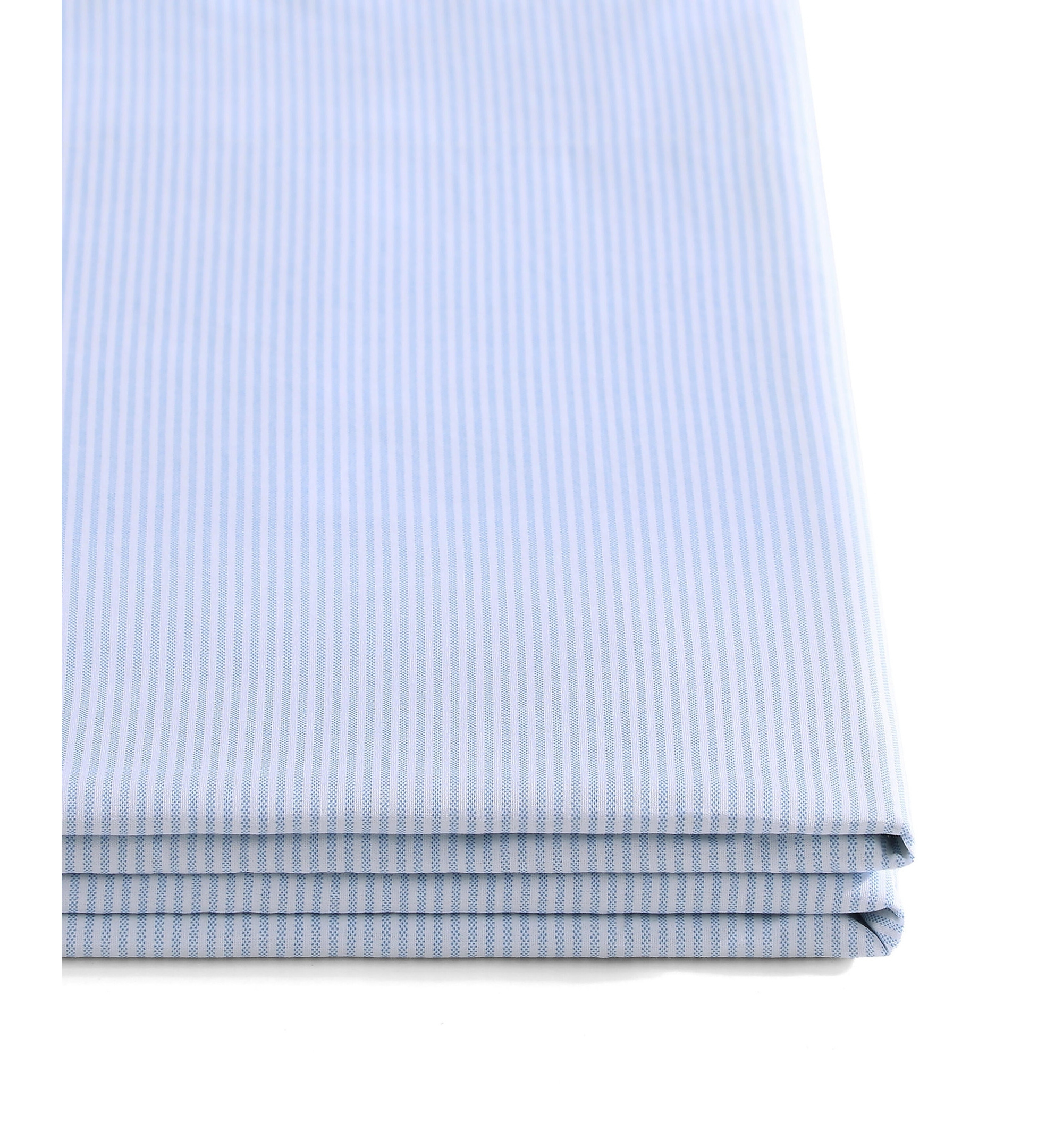Tommy Hilfiger Printed 200-Thread Count Cotton Percale Sheet Set - Ithaca Stripe Light Blue
