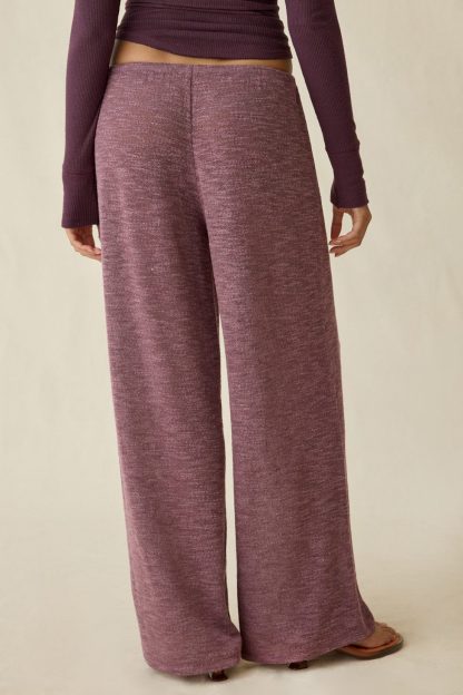 Out From Under Bella Semi-Sheer Swit Beach Pants - Washed Wine
