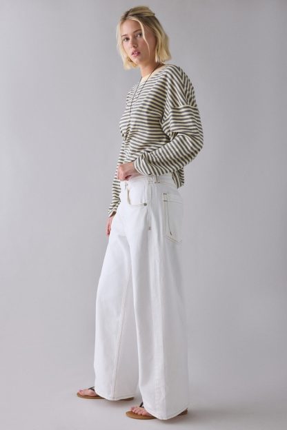 BDG Jaya Baggy Boyfriend Jeans - Off White