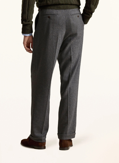 POLO RALPH LAUREN Flanellhose SUFFIELD Relaxed Fit – DUNKELGRAU