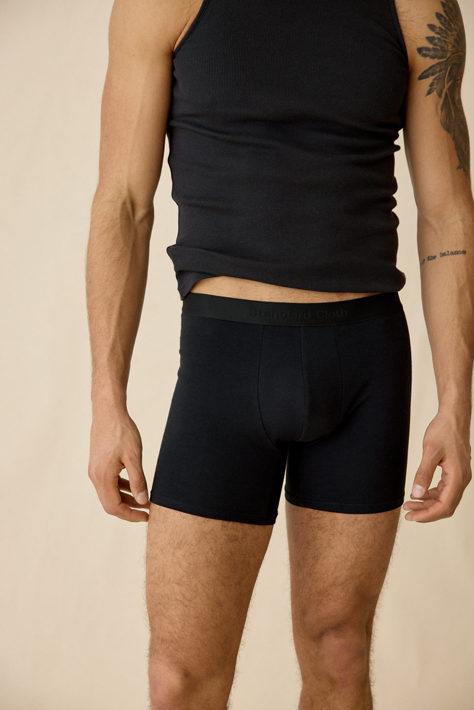 Standard Cloth Stretch Boxer Brief 5-Pack - Black